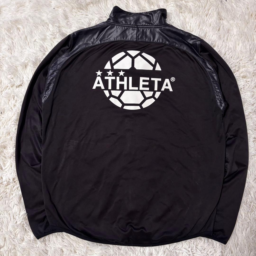 アスレタ ジャージ 上下セット ブラック　メンズM