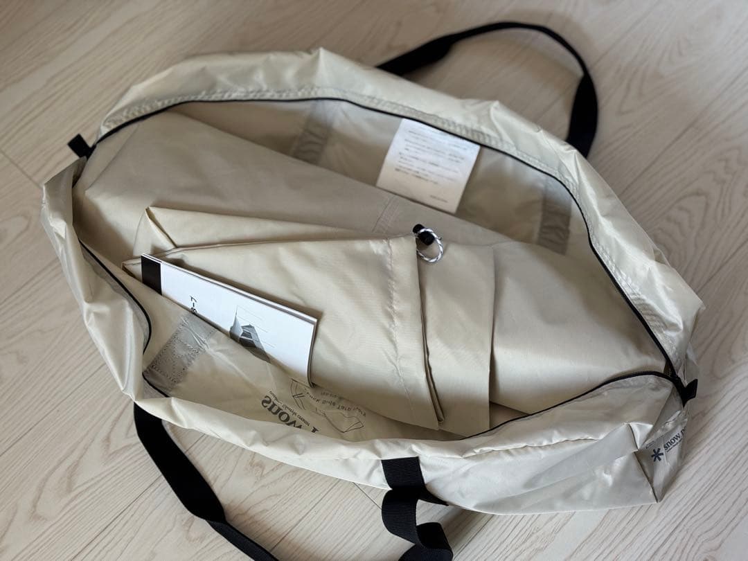 未使用品 スノーピーク ランドロック サイドタープ アイボリー