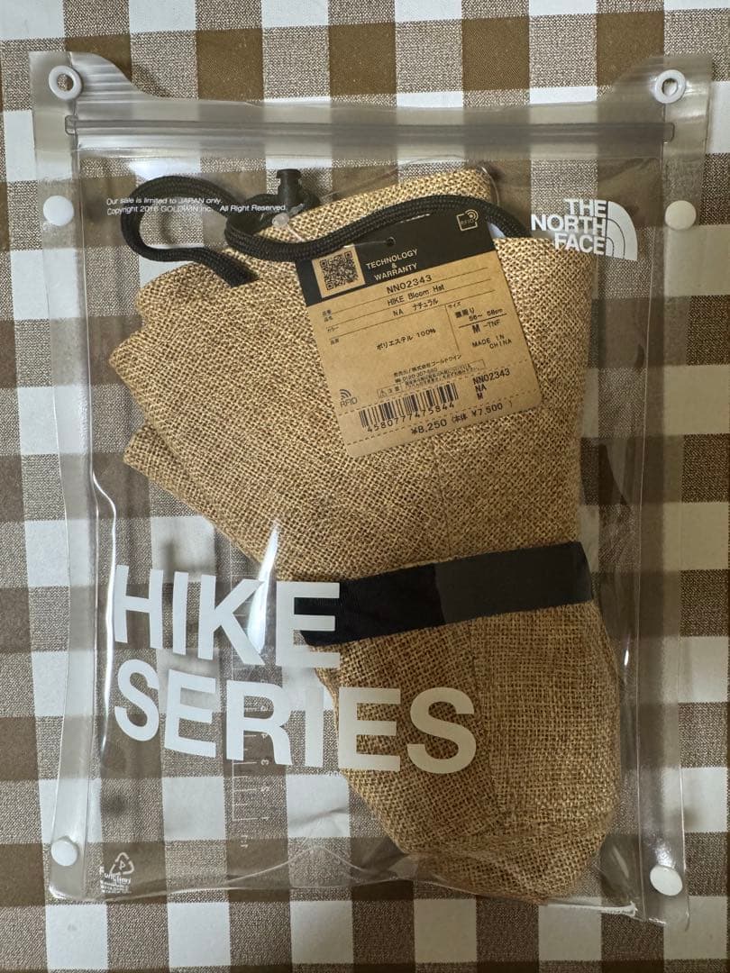 ノースフェイス ハイクブルームハット 麦わら帽子 M 新品未使用 NN02343