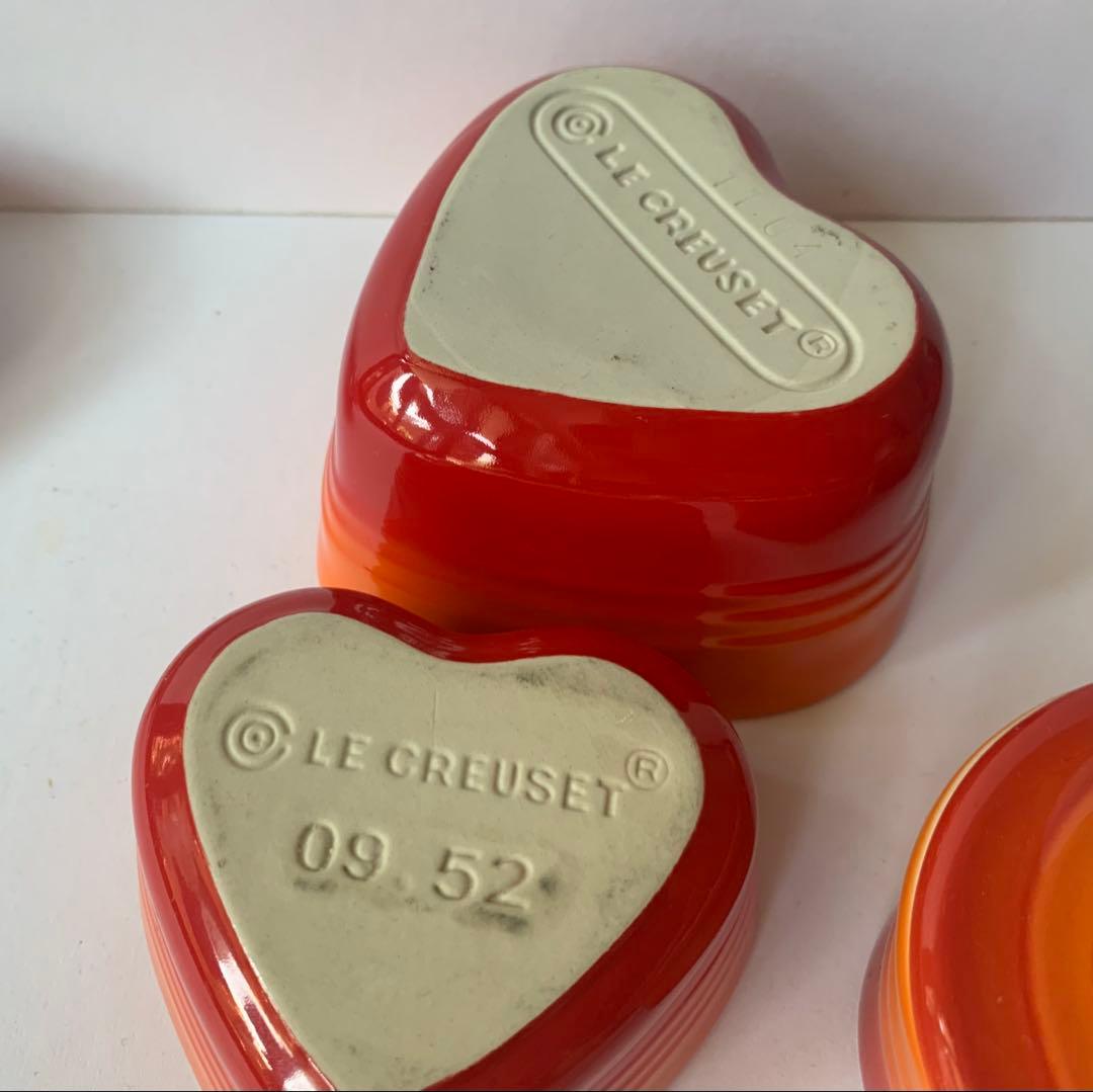 Le Creuset ルクルーゼ ラムカン ハート ラムカン トレイ 7個セット