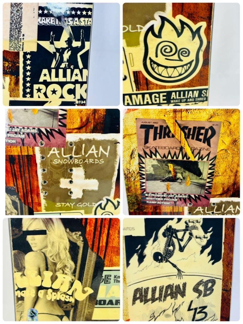 【美品】ALLIAN DAMAGE LTD 153cm スノーボード リミテッド