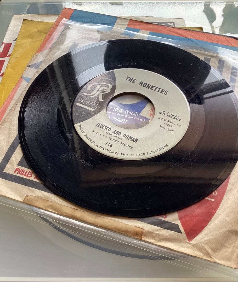 US盤 EP 4枚 RONETTES DRIFTERS 7inc