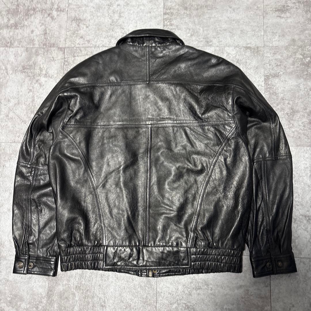 ジャケット・アウター 80s vtg short real leather flight jacket