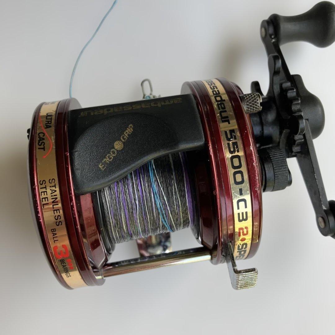 アブガルシア　アンバサダー 5500-C3 2スピード　PE2号約100m付