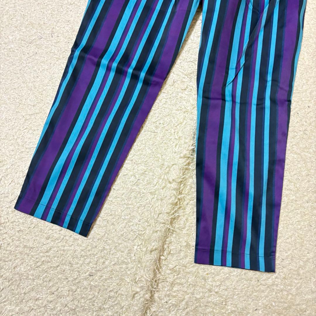 タグ付未使用　BEAMS GOLF ゴルフパンツ　ストレッチ　ストライプ柄