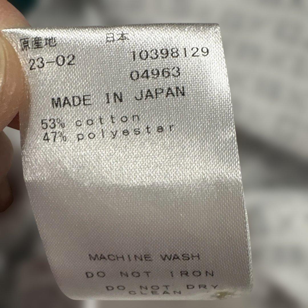 【日本製】 PEARLY GATES ポロシャツ M ホワイト/ネイビー