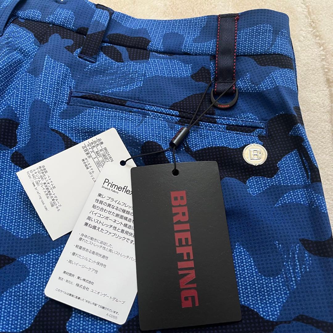 新品★50,600円 BRIEFING 春夏ゴルフセットアップ 黒シャツ＆パンツ