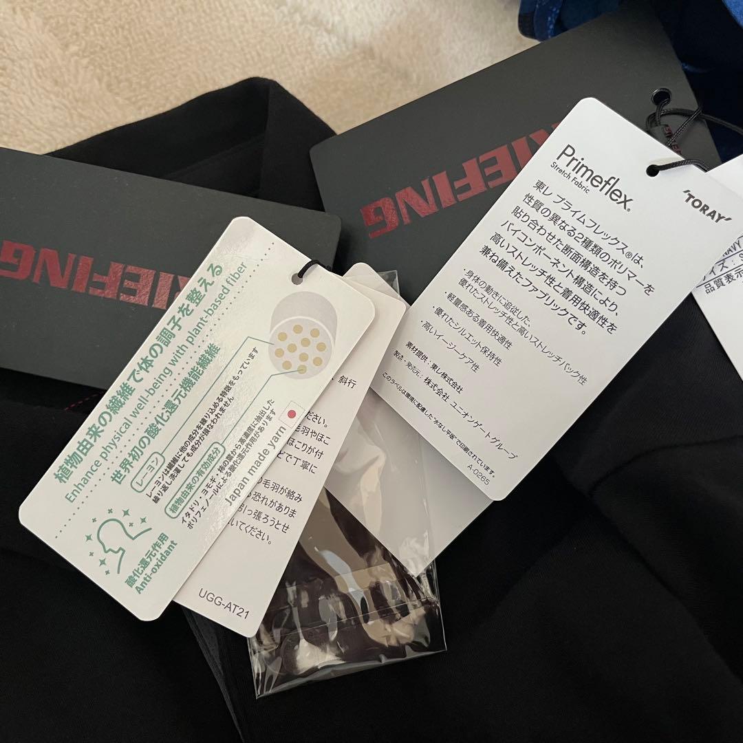 新品★50,600円 BRIEFING 春夏ゴルフセットアップ 黒シャツ＆パンツ