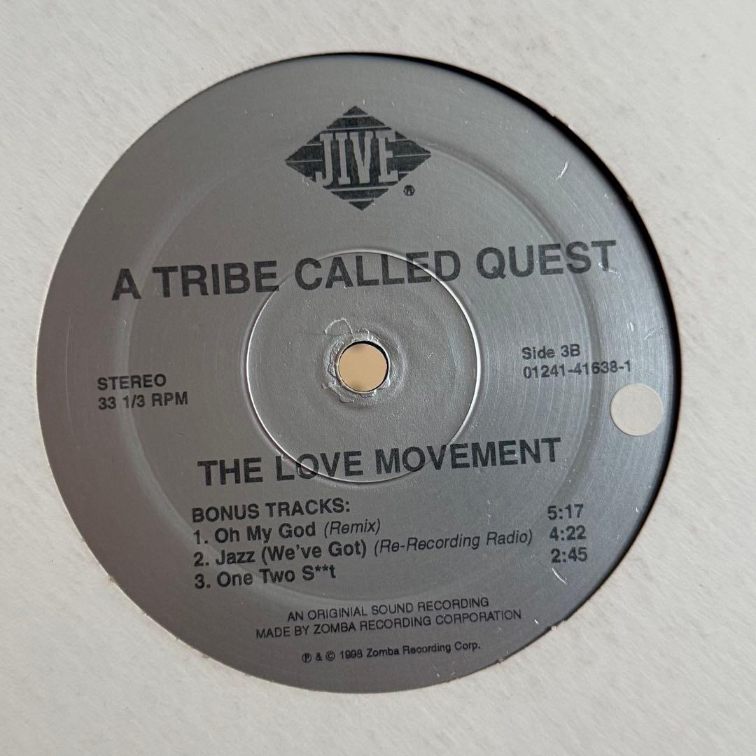 ATCQ THE LOVE MOVEMENT 3枚組LPレコード