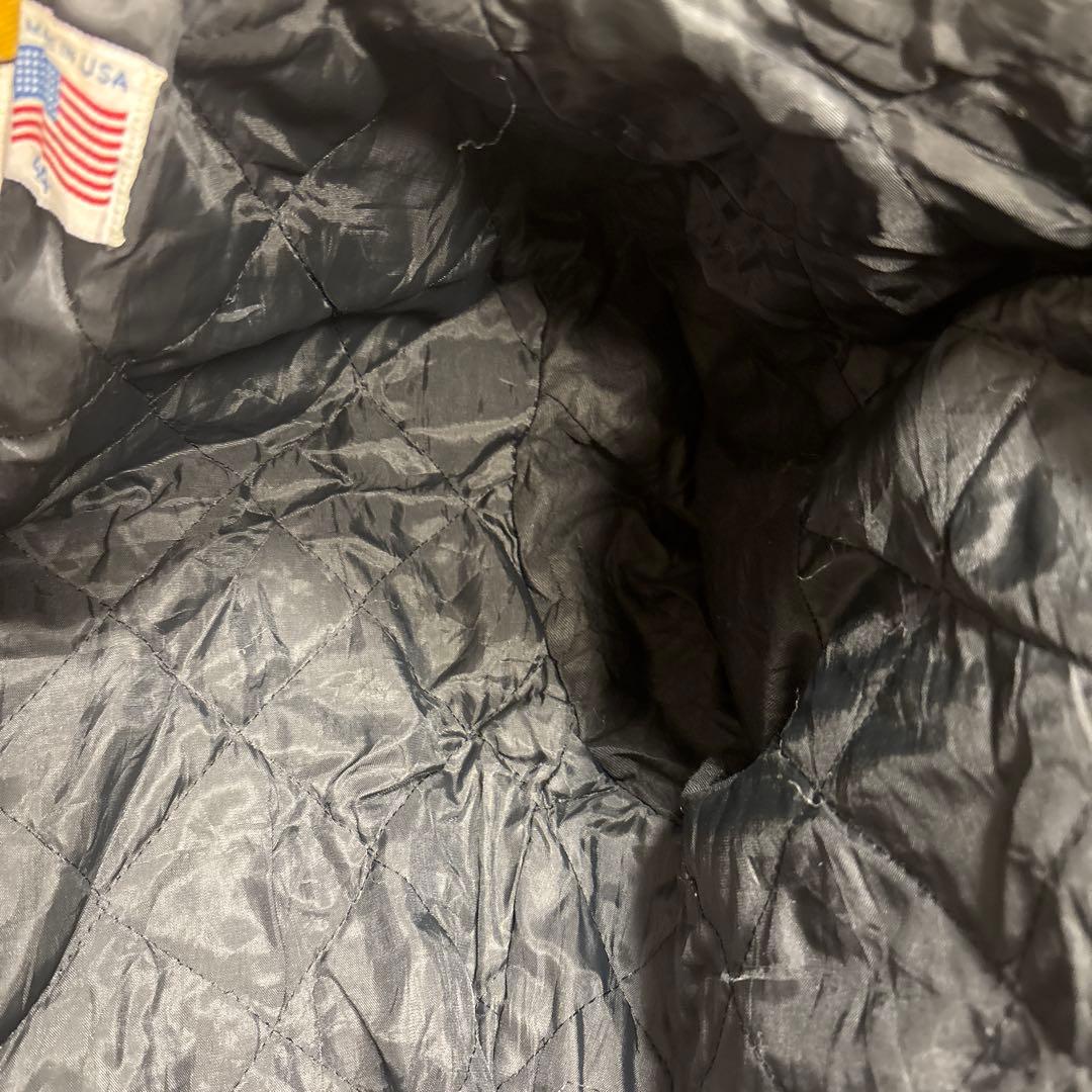 は*ち様 米国製⭐️Schott 618 ライダースジャケット レザー キルティ