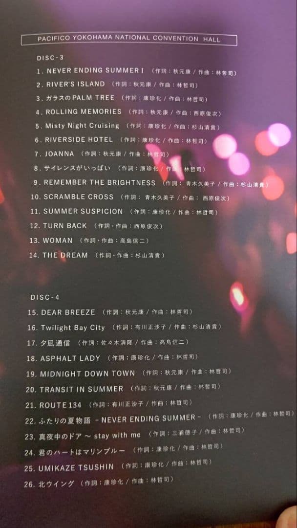 おまけ付 杉山清貴&オメガトライブ FIRST FINALE TOUR 2024