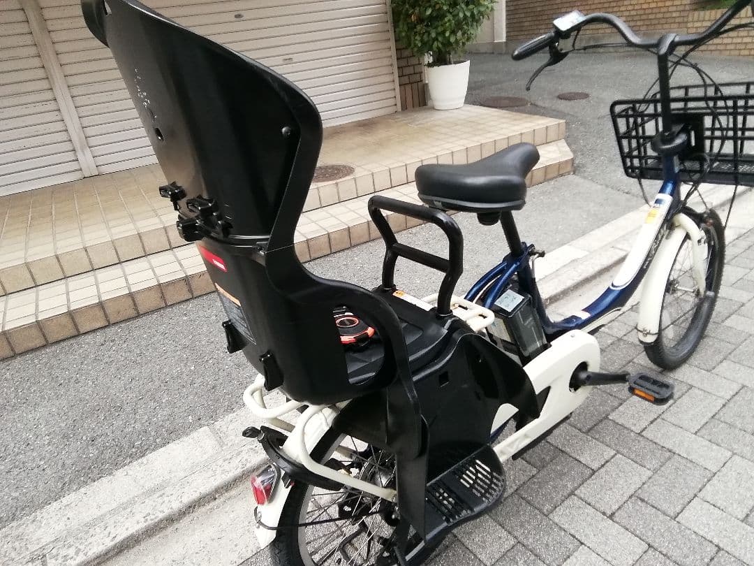中古電動アシスト自転車 チャイルドシート付き