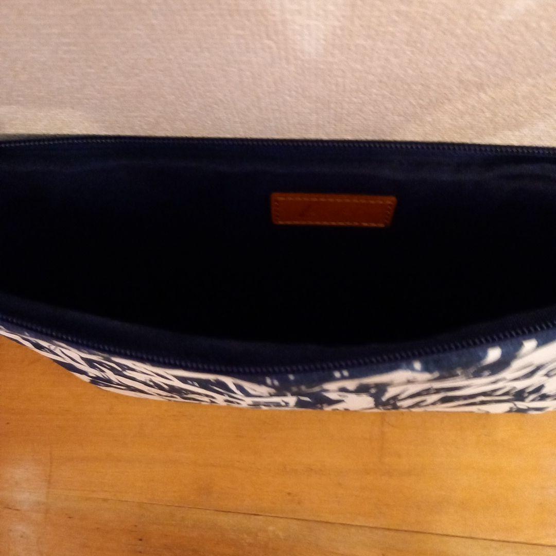 美品　mina perhonen×土屋鞄　 　　　ポーチ