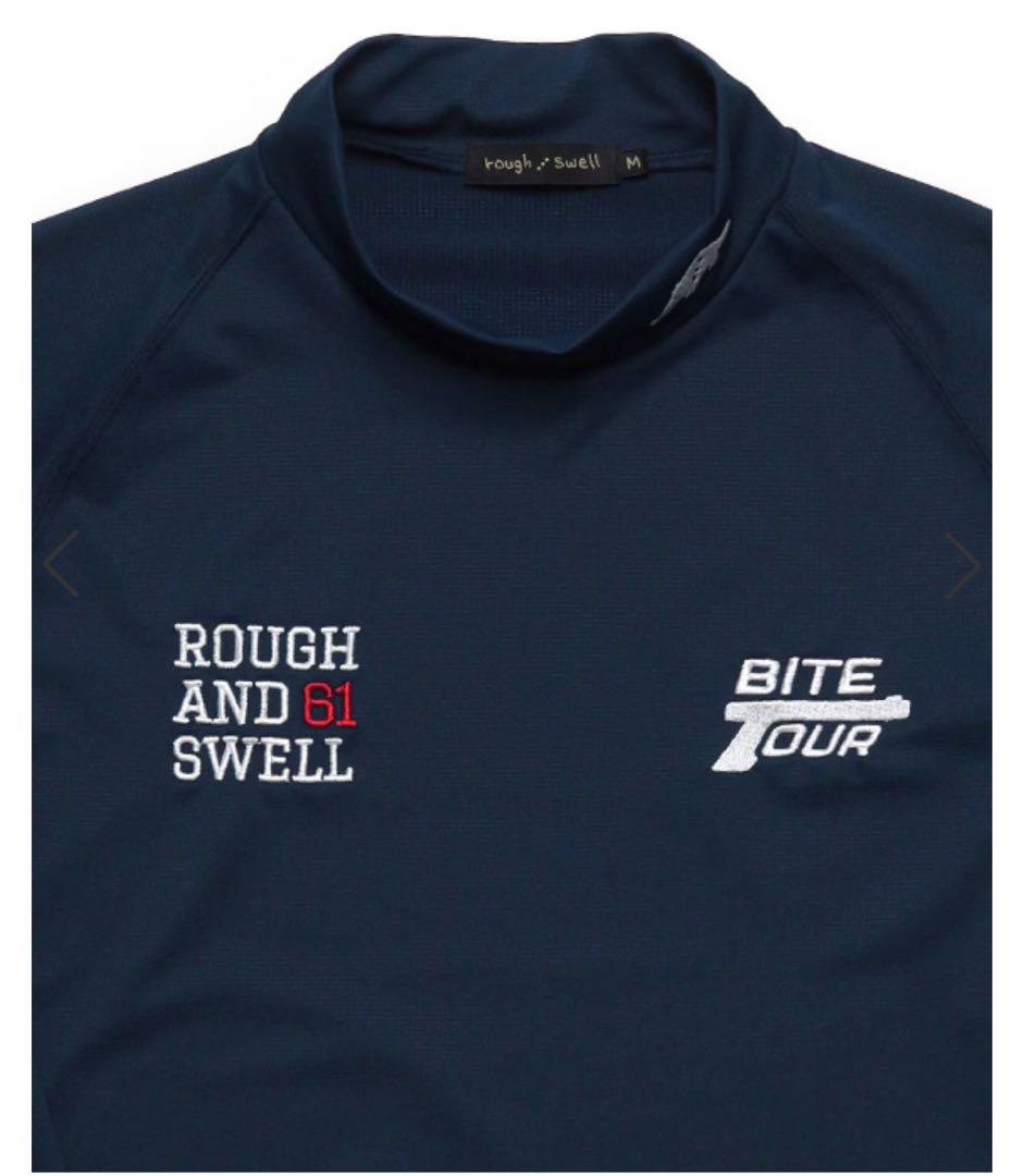 rough & swell モックネック　長袖シャツ