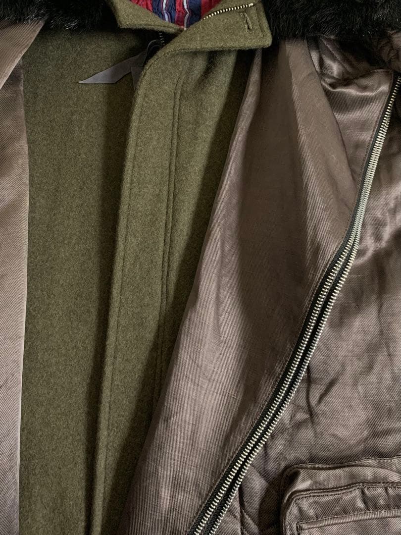 KOHSHIN SATOH ドッキング コート ファー docking coat