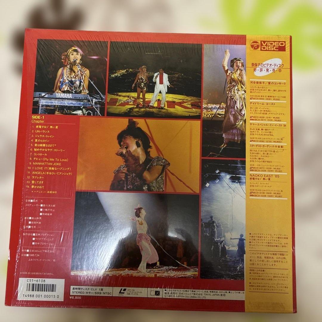 河合奈保子LDレーザーディスク 10枚セット　VIDEO DISC