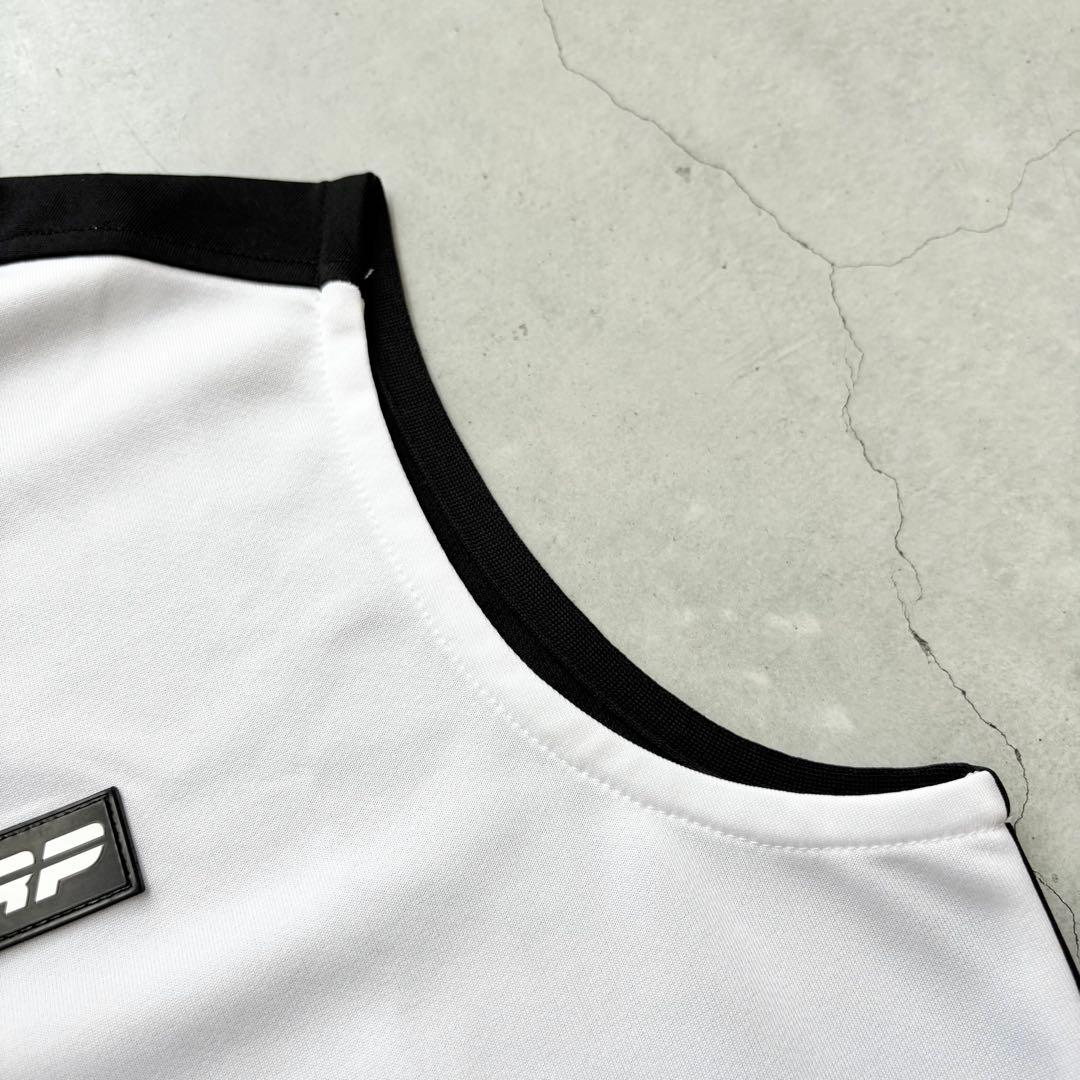 【美品】Jun&Ropé ジュンアンドロペ バイカラー ノースリーブポロシャツ