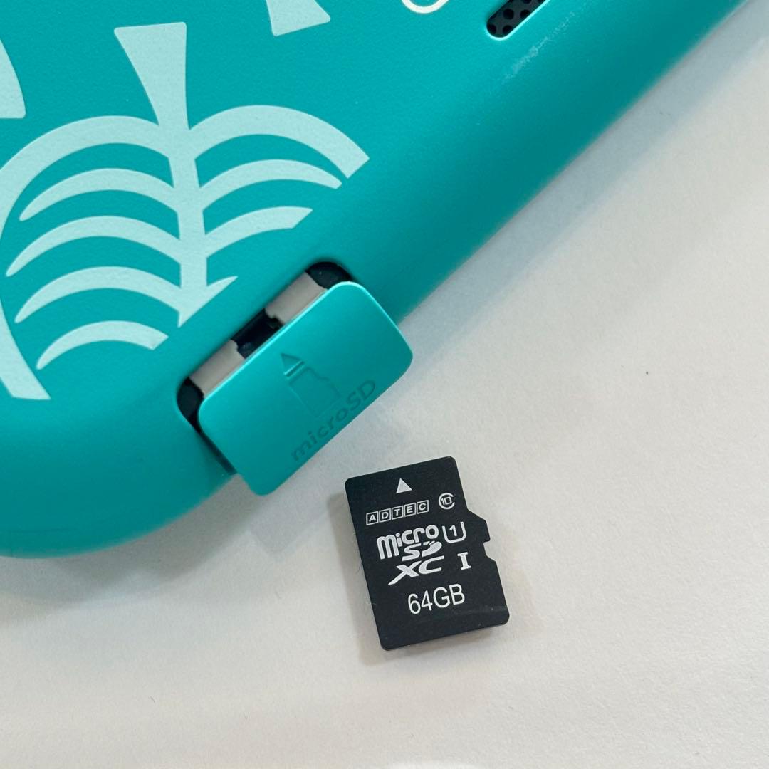 ニンテンドー　スイッチ　ライト　どうぶつの森　限定デザイン　ターコイズカラー