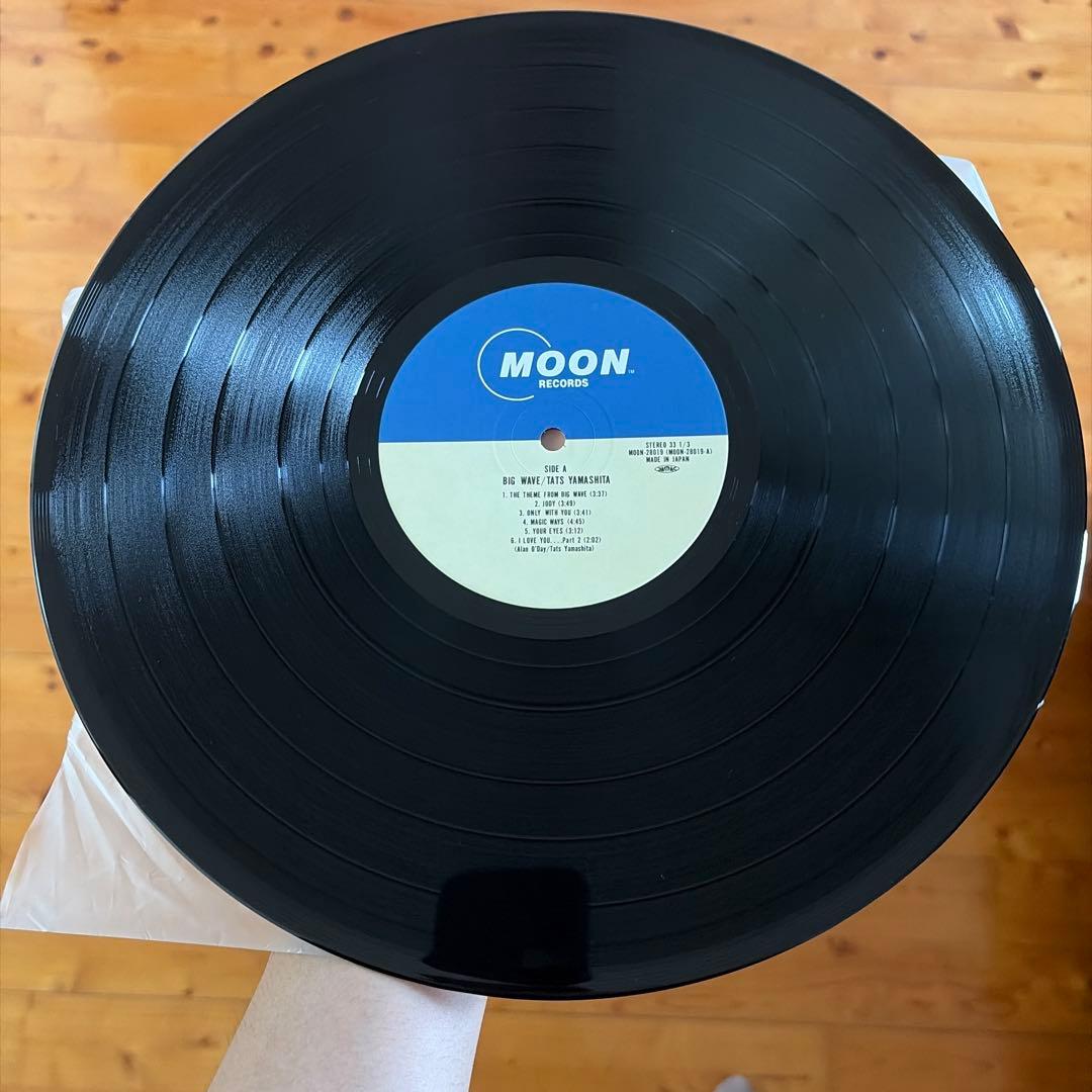 【美品】レコード　山下達郎　ビッグウェーブ Big Wave