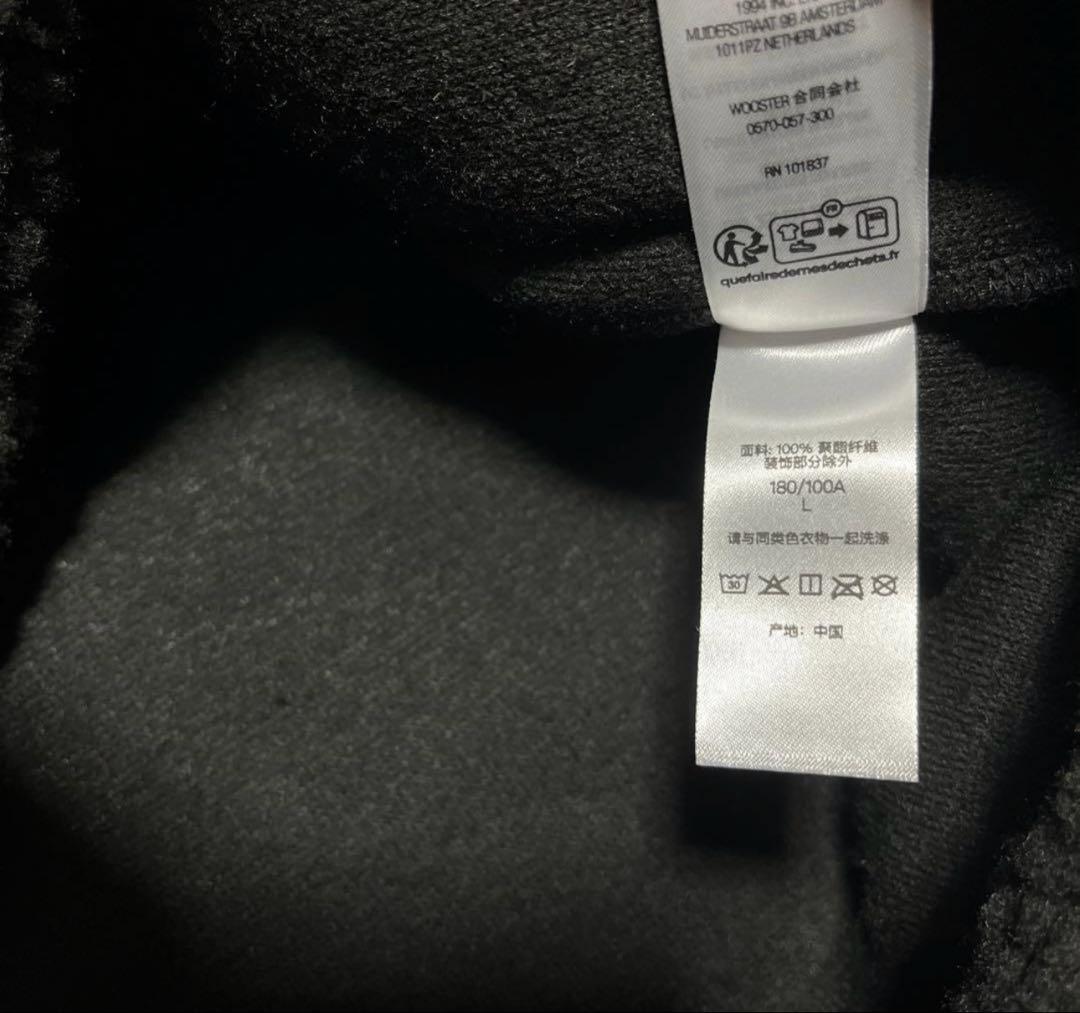 Supreme Arc Half Zip Fleece Pullover L 黒