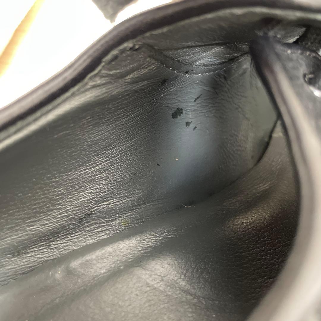 36.75 極細幅 セノビージャ特殊革 黒 カルメン カレーテ