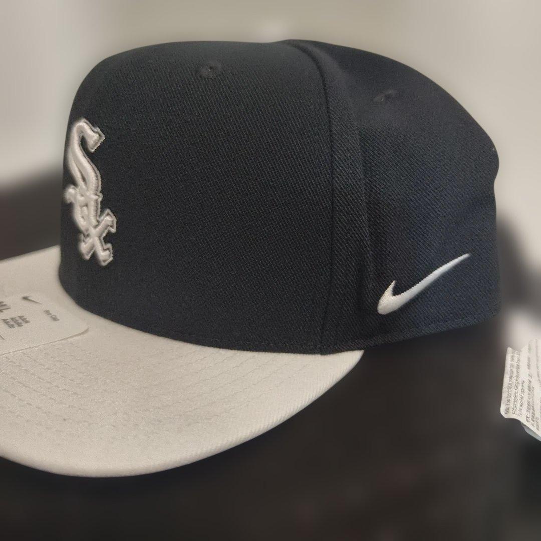 ナイキ シカゴ ホワイトソックス プロキャップ M/L フリーサイズ ブラック