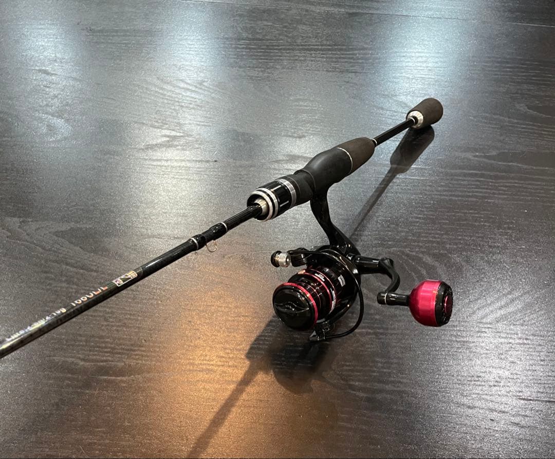 アジングデビュー釣りセット2ピースロッド（198㌢）&3000番リール・ライン付