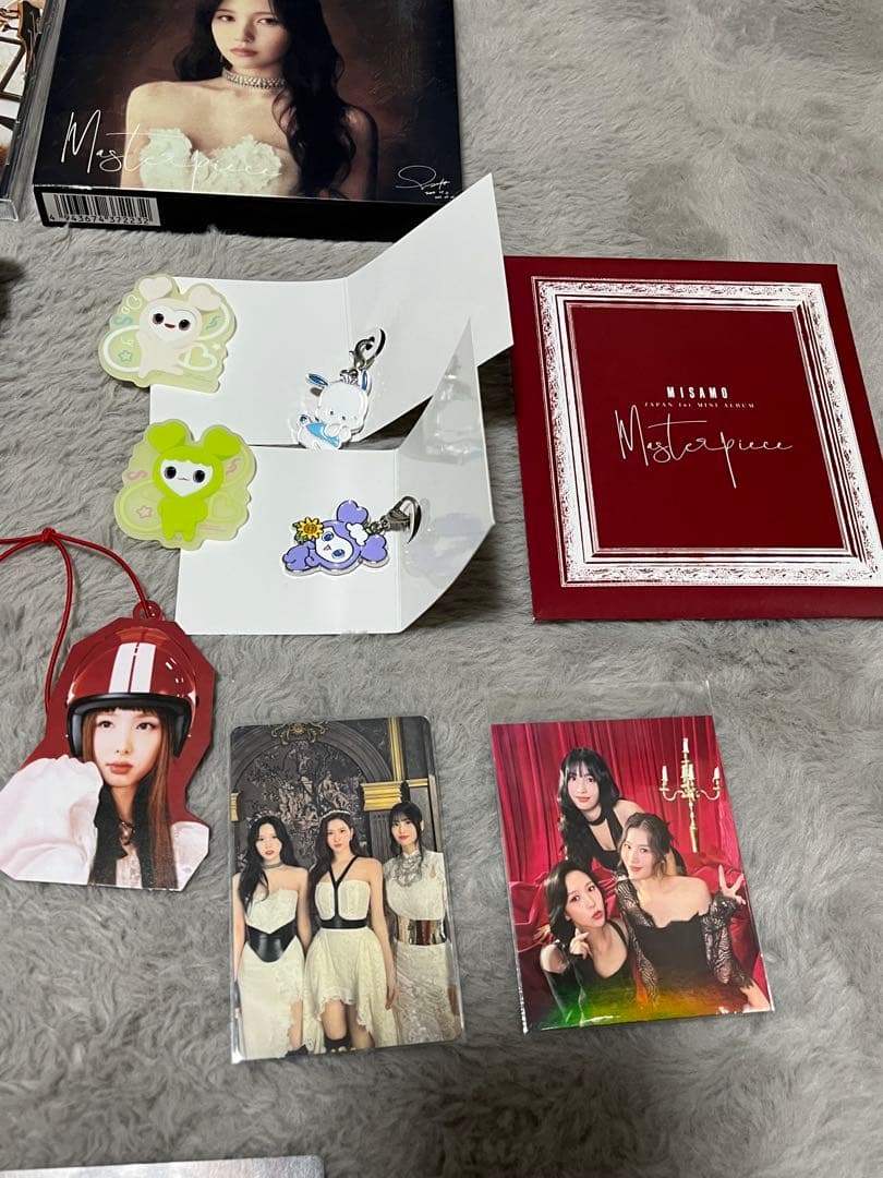 ミサモ　TWICE ミニフォトカード・タオル・バック・CD2枚・チャームセット