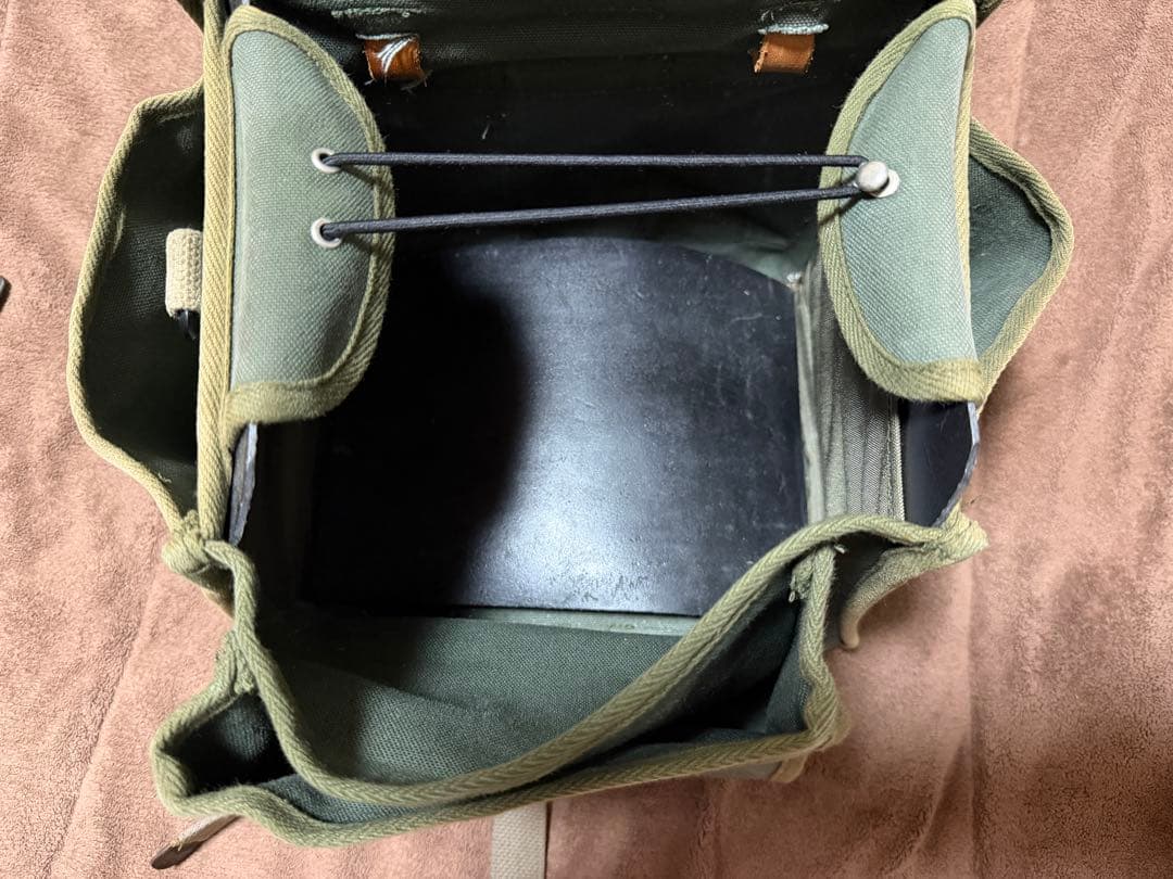 オーストリッチ フロントバッグ緑＆S-2サドルバッグ緑