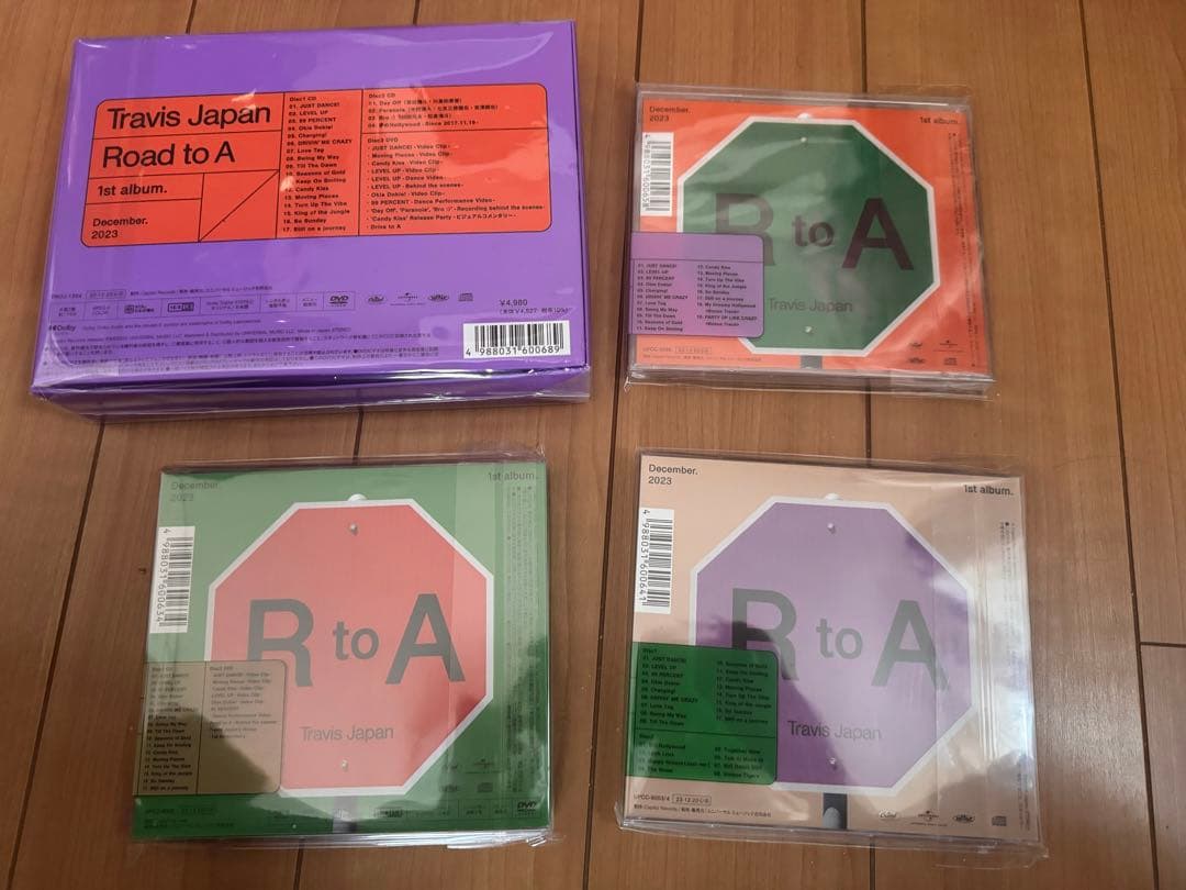 TravisJapan Road to A 4種セット(CD+ DVD)