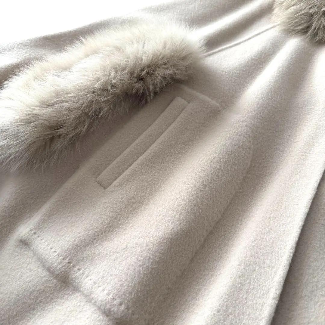 極美品★グレースクラス★8way★リバーシブル★フォックスポンチョ