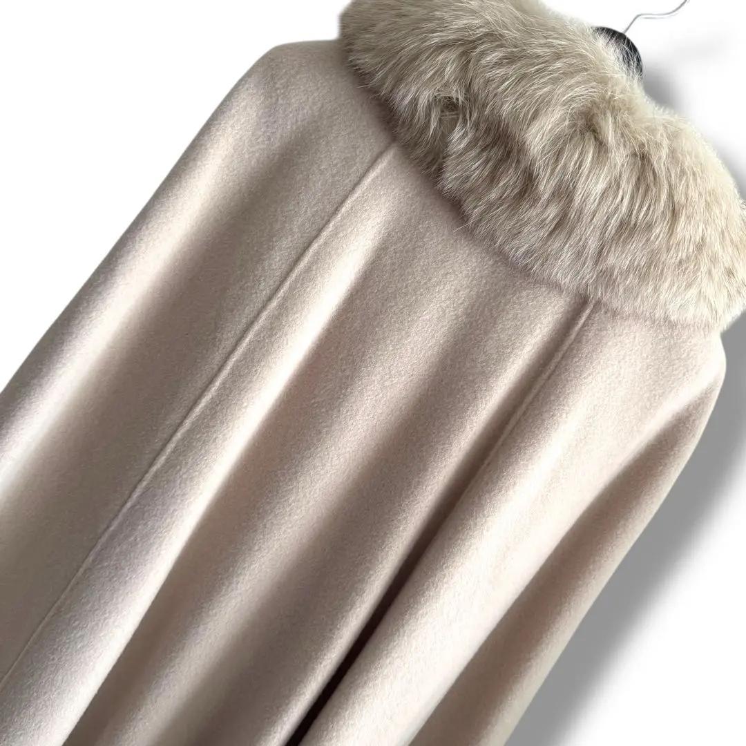 極美品★グレースクラス★8way★リバーシブル★フォックスポンチョ