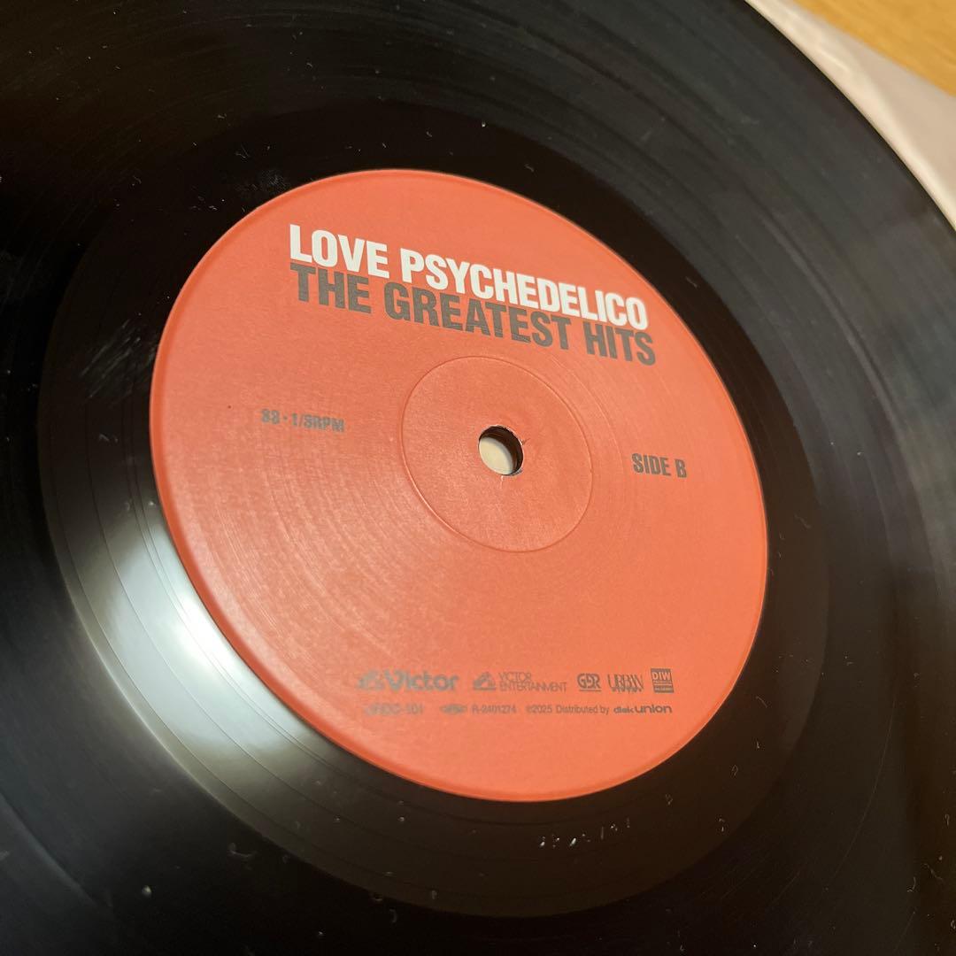 LOVE PSYCHEDELICO THE GREATEST HITS レコード