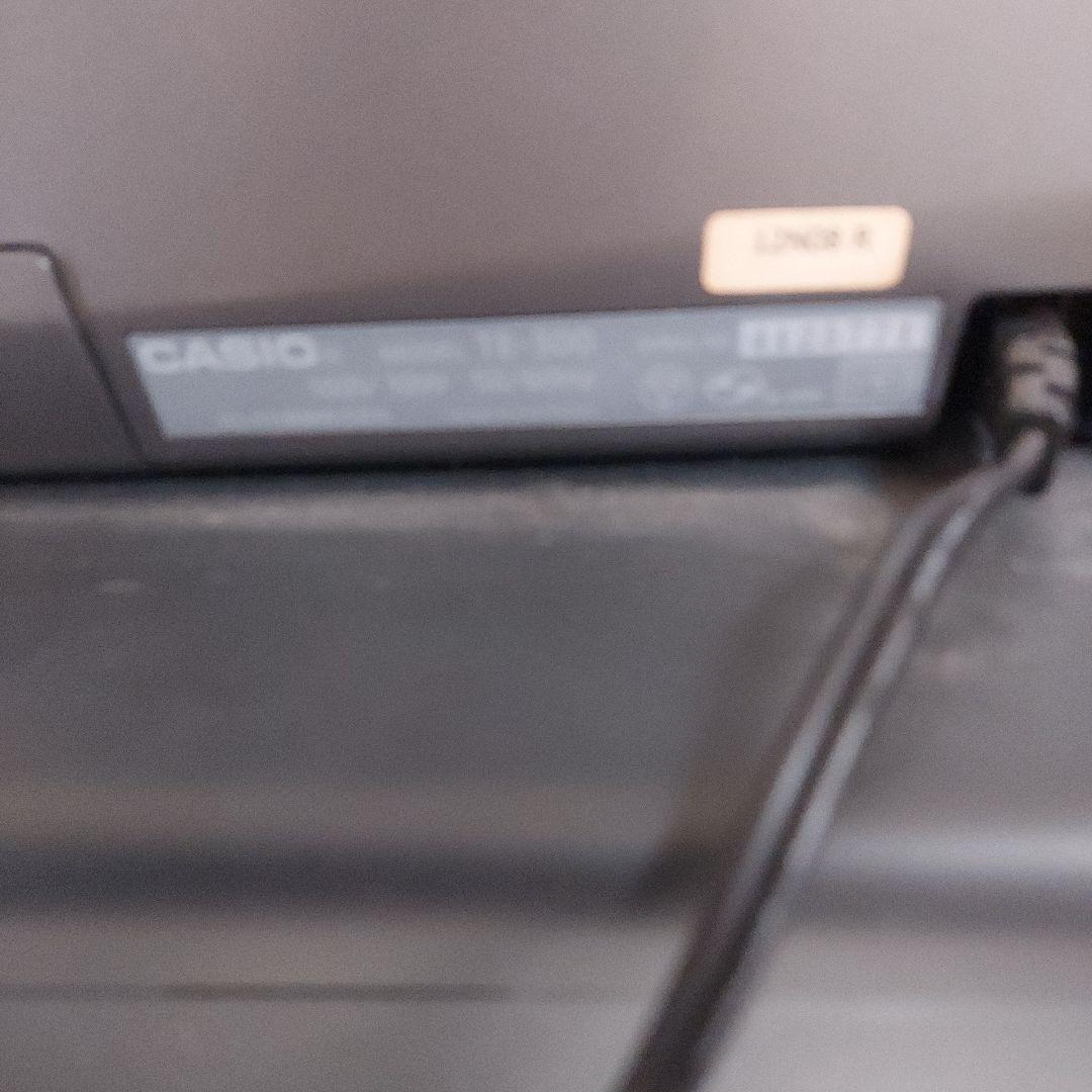 CASIO TE-300 レジスタ 黒色
