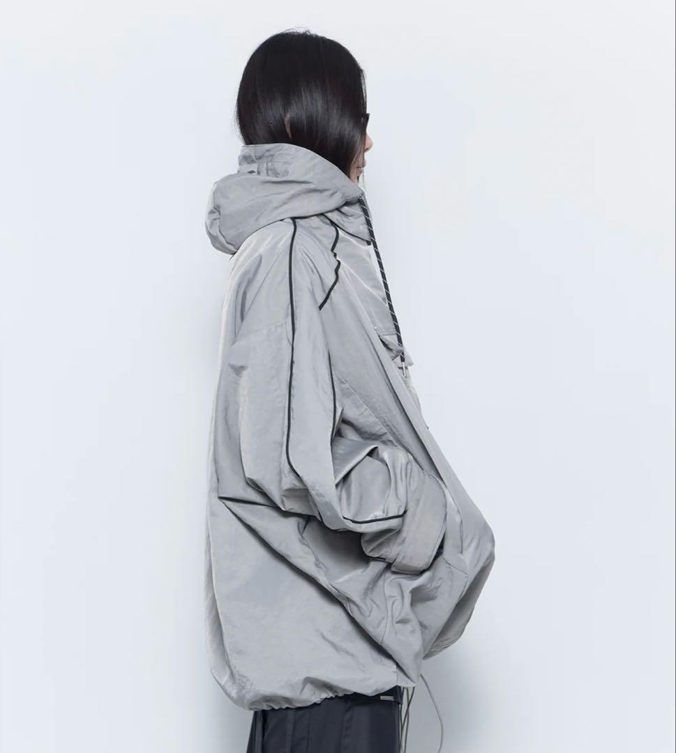 ジャケット・アウター theredthread nylon jacket heart gray