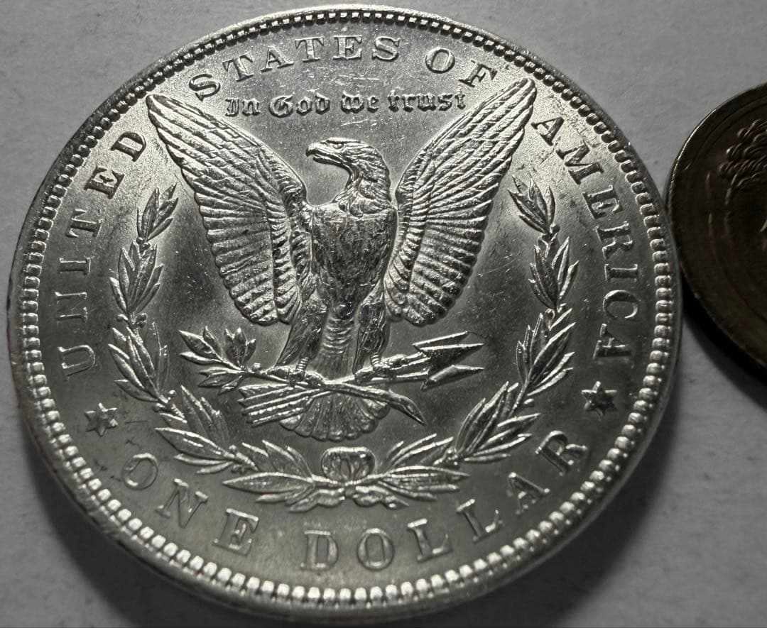 招*@様 1896年アメリカ合衆国モルガン・ドル 銀貨　ハイグレード