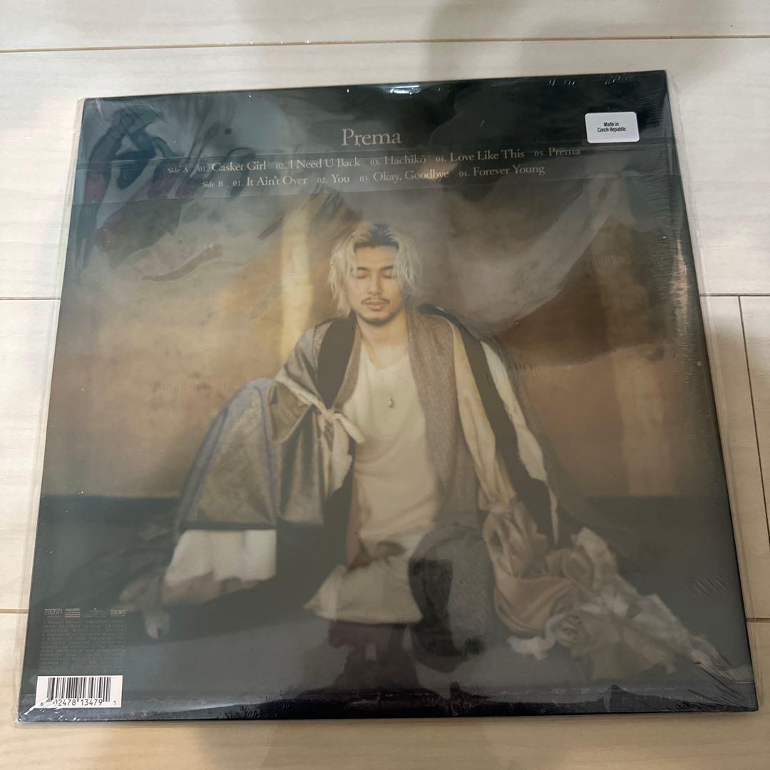 【新品未開封】藤井 風 Prema RECORD アナログ レコード　輸入版