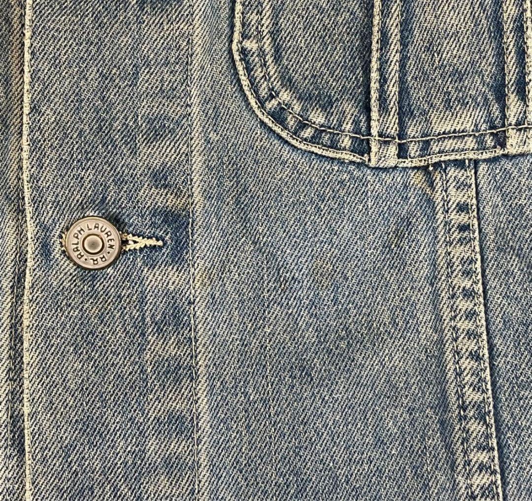 レア 90’s RRL ダブルアールエル デニムジャケット 三ツ星 USA製 S