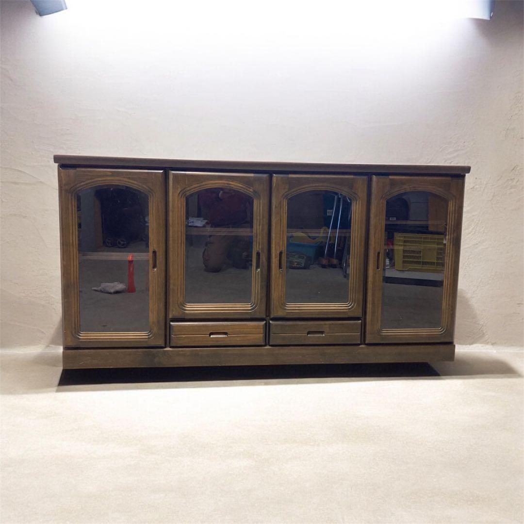 ミ*キ様 木製キッチンボード　食器戸棚　キャビネット