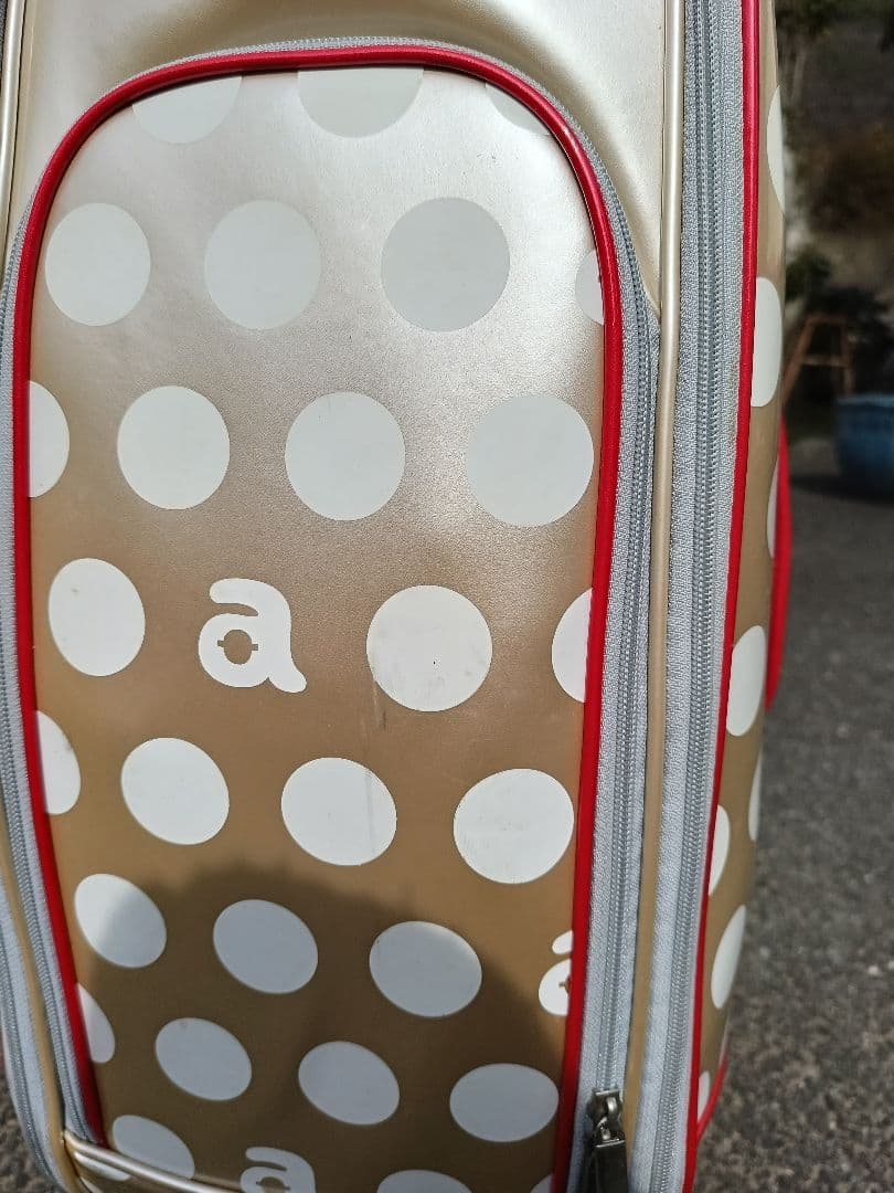 arcivio ドット柄 ゴルフキャディバッグ　【美品】