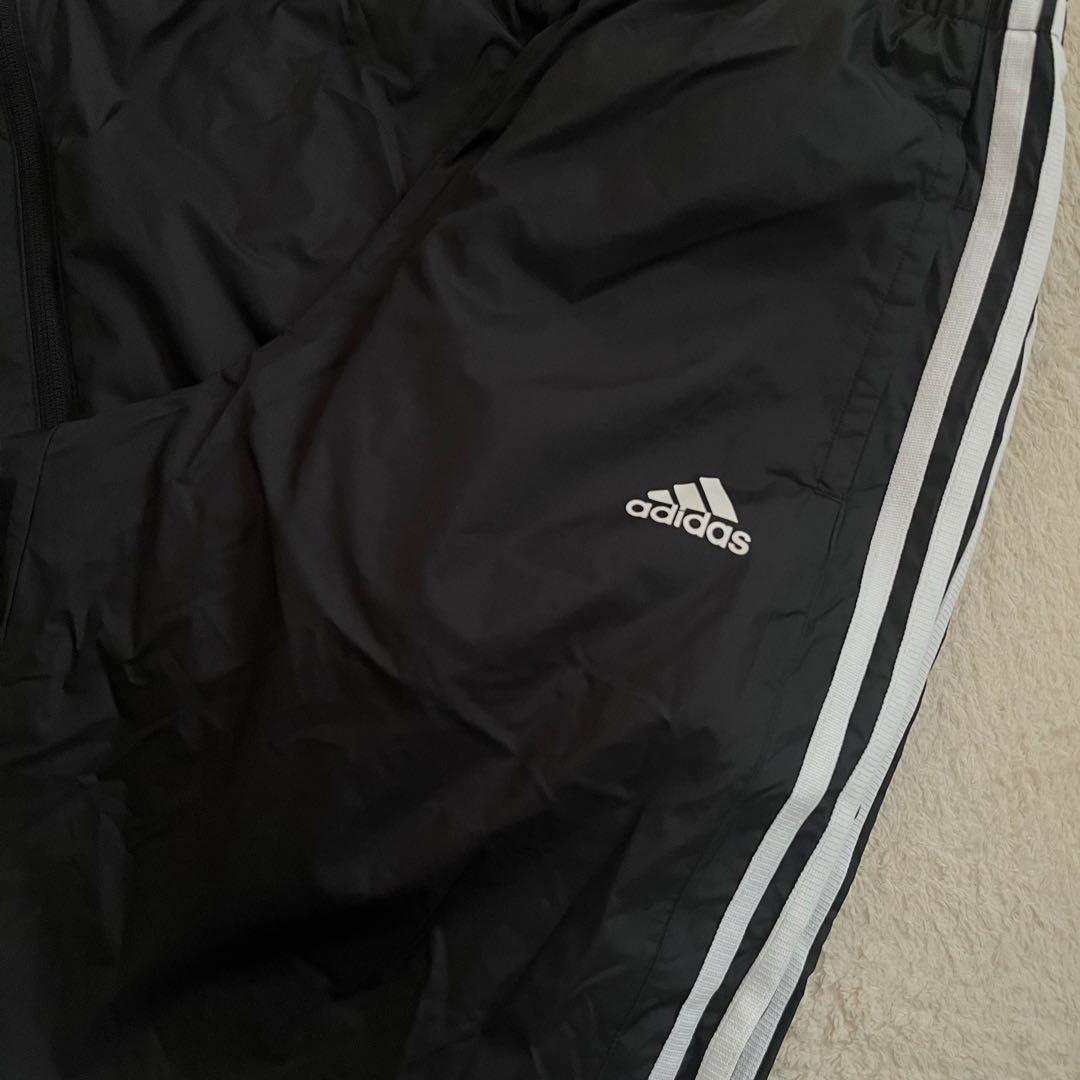 adidas ウインドブレーカー　上下セット　165 ブラック　アディダス