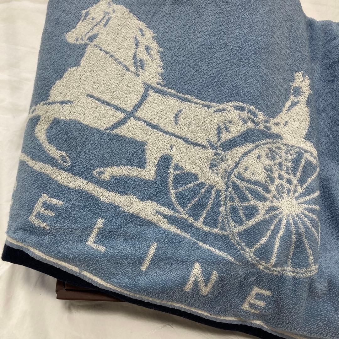 セリーヌ バスタオル　フェイスタオル　馬車　３枚セット