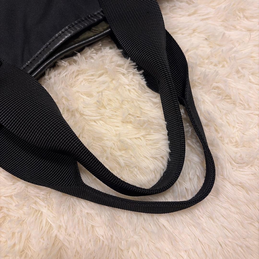 正規品　sacai 24-0698sブラックナイロン トートバッグ