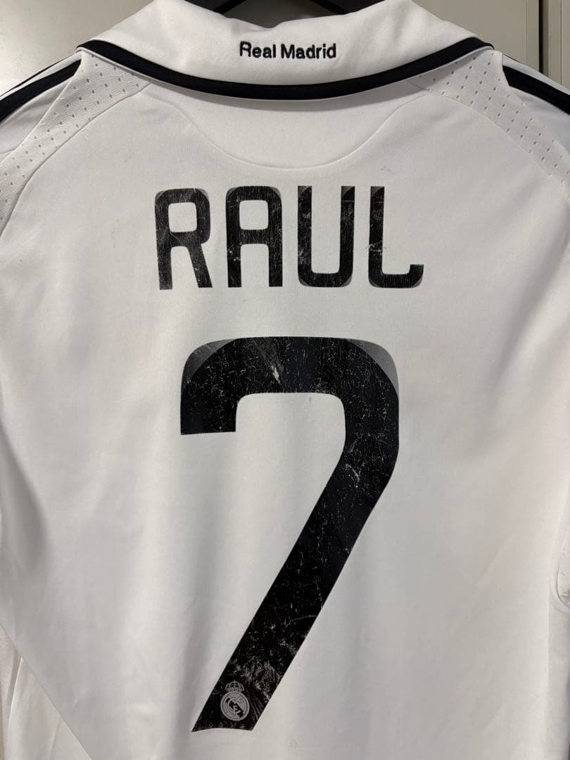 【正規品】レアルマドリード 08/09 ラウール #7 CL仕様パッチ付
