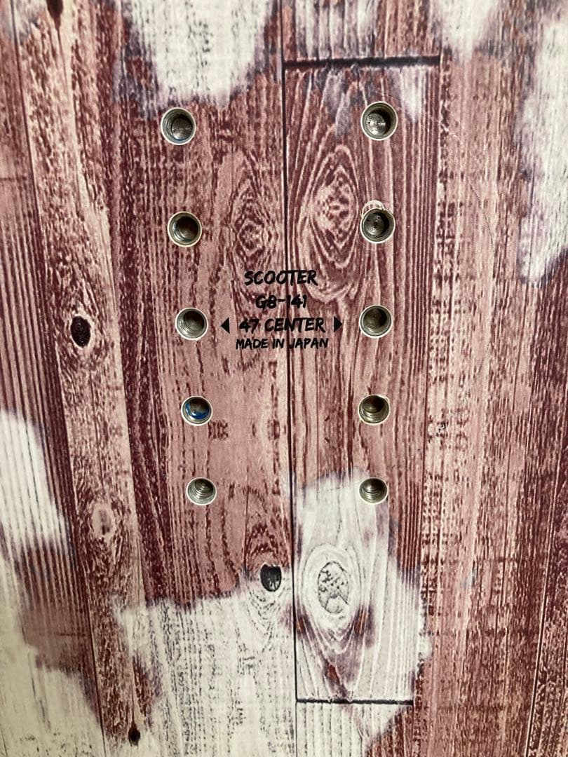 Q4atsu　国産 SCOOTER G8 スノーボード 141㎝　グラトリ