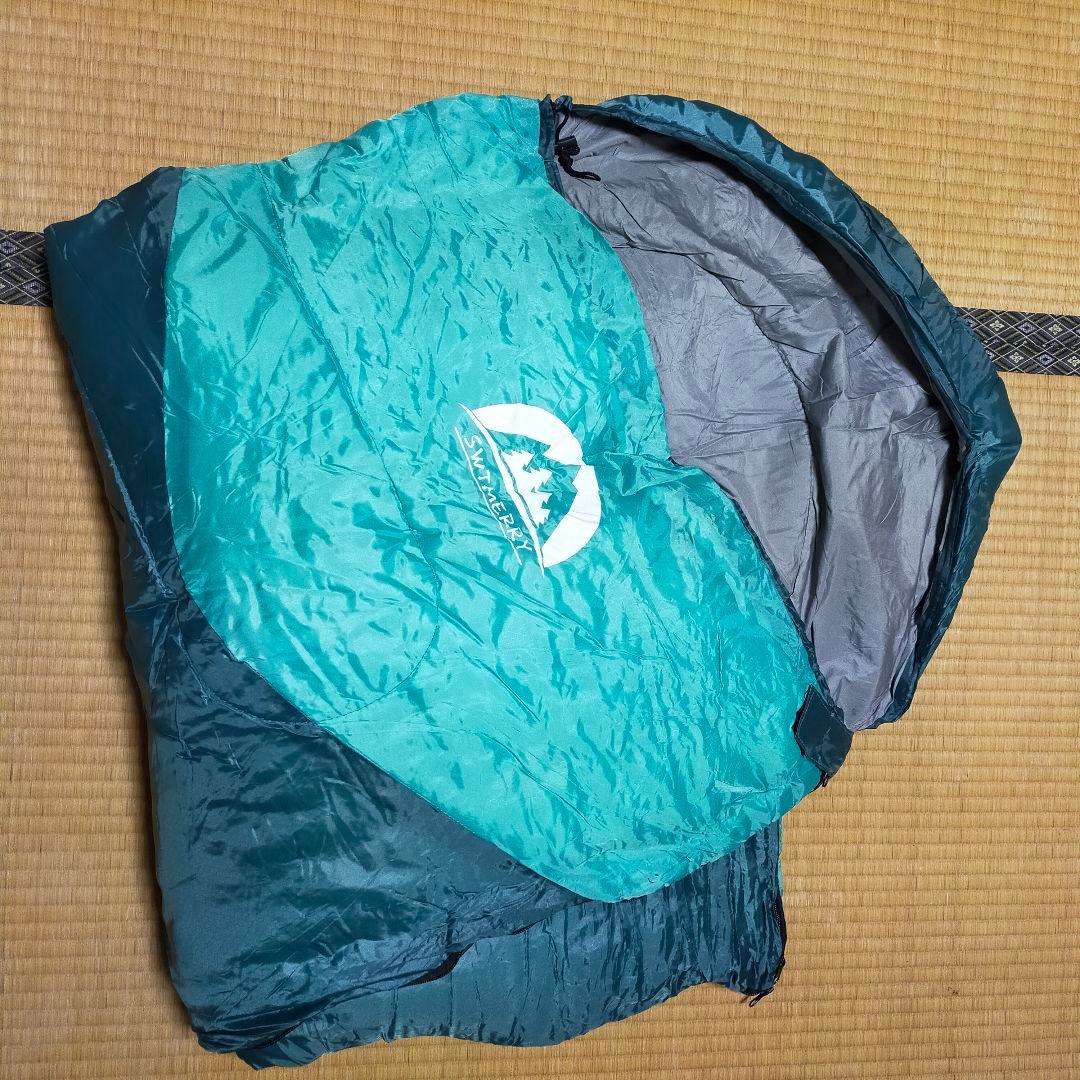 SWTMERRY アウトドア用寝袋 ダークグリーン