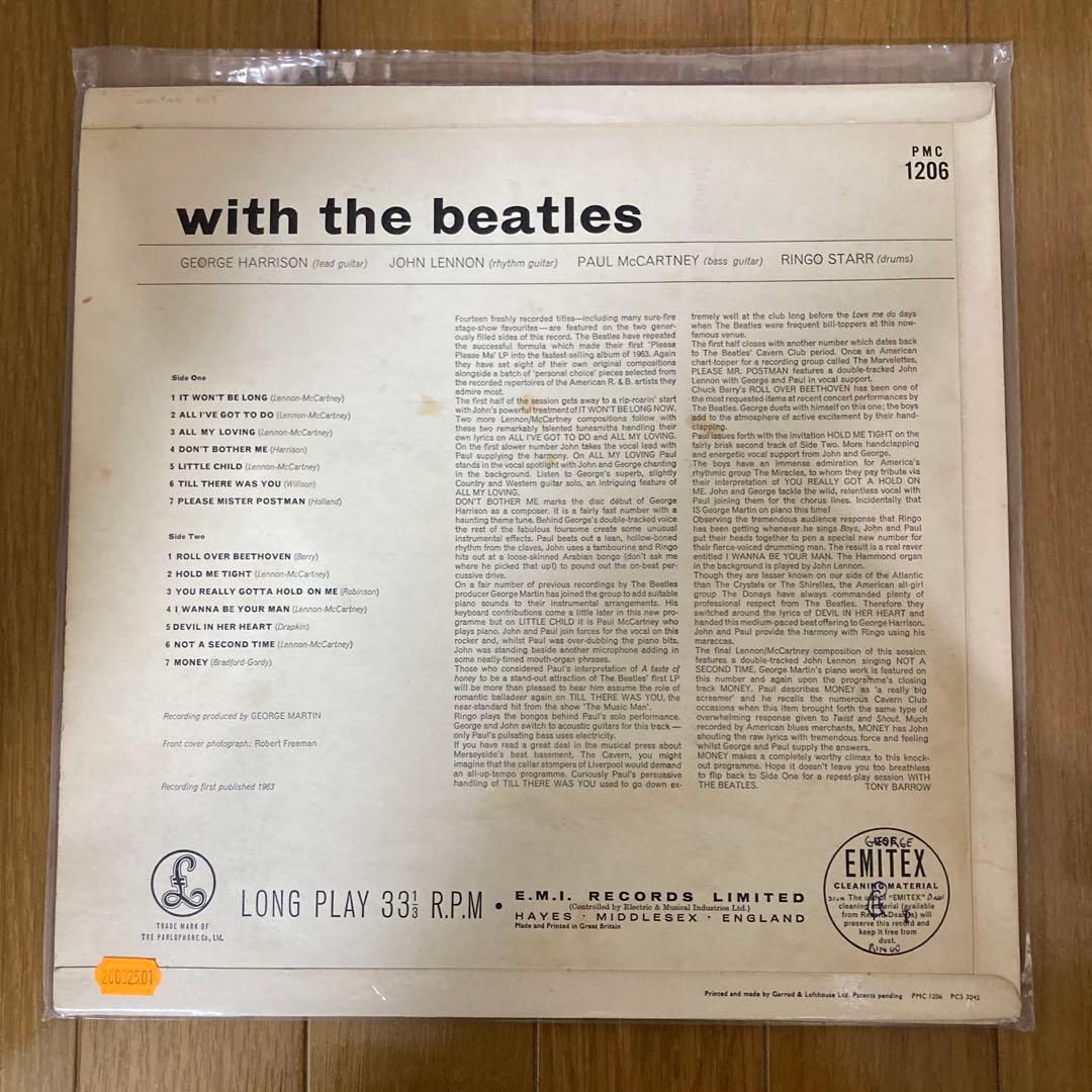 稀少UKオリジナル1NラウドWith The Beatlesビートルズレコード