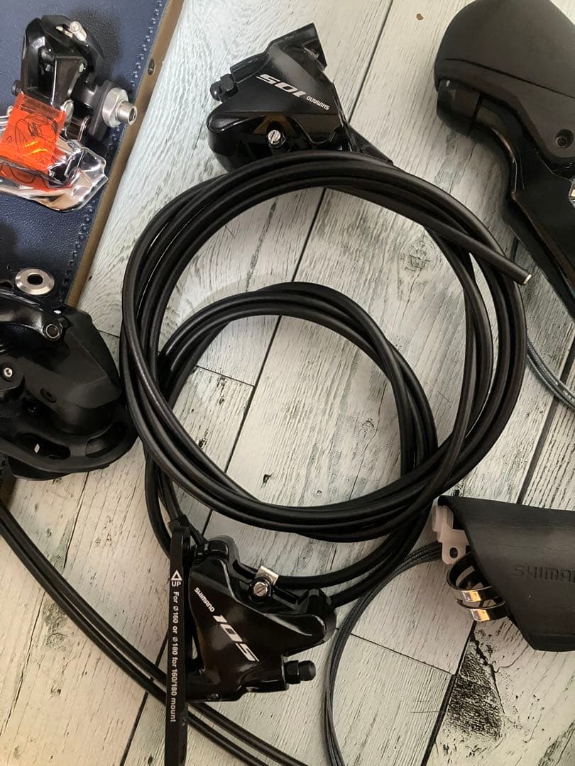 未使用　シマノ　105 r7000 クランク、スプロケなし