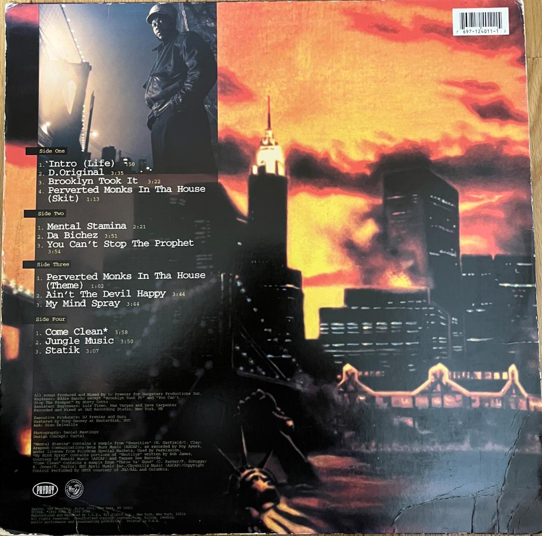 洋楽 LP Jeru the Damaja Sun Rises in the East