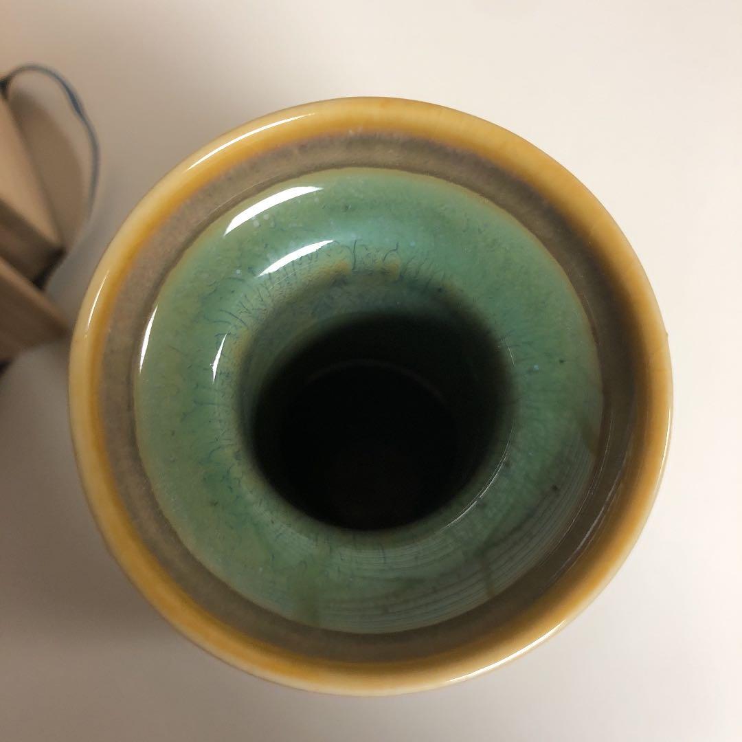 加藤五山作　釣窯釉　花入　N－37